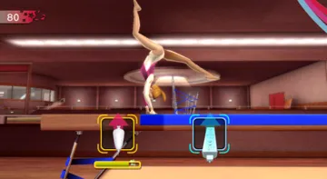 Shawn Johnson Gymnastics screen shot game playing